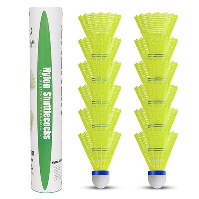 ZHENAN Badminton Birdies,12 Pack Nylon Badminton Shuttlecocks-Hight Speed Batting Training Practice Birdie Ball for Indoor and Outdoor Sports Matches,Highly Stable & Durable Shuttle Balls
