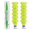 ZHENAN Badminton Birdies,12 Pack Nylon Badminton Shuttlecocks-Hight Speed Batting Training Practice Birdie Ball for Indoor and Outdoor Sports Matches,Highly Stable & Durable Shuttle Balls view 1