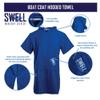 SWELL Wakesurf Creator Boat Coat - Hooded Microfiber Towel (Large) view 4