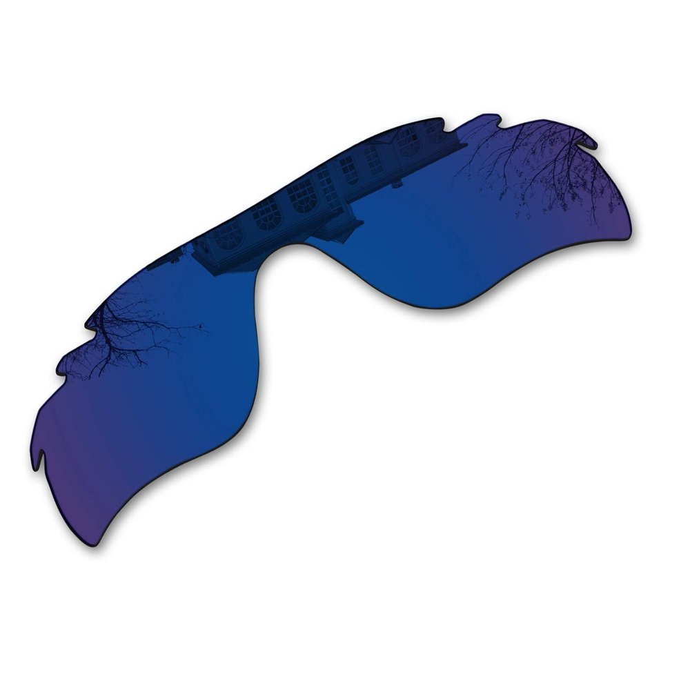 Millersawp Radar Path Vented Replacement Lenses Compatible with Oakley Sunglass-Pacific Iridium