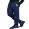 Cherokee Joggers for Men Modern Fit Scrub Pant with Drawstring Waistband, 5 Pockets, Soft 2-Way Stretch Fabric - WW012S, L Short, Navy view 2