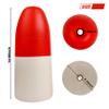 Crab Fishing Trap Floats Buoy - Kayak Outrigger Stabilizer Crab Pot Markers 5x11 6x14 7x14 inch Red/White view 2