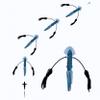 Squidnation Long Tail Flippy Floppy Thing Fishing Daisy Chain Tuna & Marlin Magnet (627) view 1
