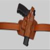 ALIS344202 Leather Pancake Holster Open-end Thumb Break RH & 2 Single Mag Pouches for Colt 1911 & All Other 1911 Models Handmade! view 3