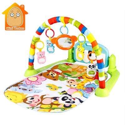Baby Play Mat Kids Rug Educational Puzzle Carpet with Piano Keyboard and Cute Animal Playmat Baby Gym Crawling Activity Mat Toys