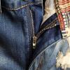 HZCX FASHION Men's Vintage Slim Fit Distressed Denim Shorts Cut-Off Jean Short(Blue,31) view 2