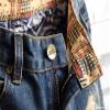 HZCX FASHION Men's Vintage Slim Fit Distressed Denim Shorts Cut-Off Jean Short(Blue,31) view 3