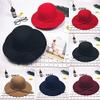 Baby Girls Vintage Wide Brim Floppy Sun Hat Wool Felt Bow Beach Hat Princess Party for Girl Aged 2-8 (Camel) view 4