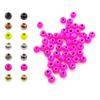 Think Fast Think Deep Aventik 50pc Tungsten Beads Round Ball Beads Fly Tying Materials 7 Colors / 5 Sizes Fly Fishing, Nymph Streamer (Fluro Pink, 2.7mm) view 1