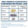 Think Fast Think Deep Aventik 50pc Tungsten Beads Round Ball Beads Fly Tying Materials 7 Colors / 5 Sizes Fly Fishing, Nymph Streamer (Fluro Pink, 2.7mm) view 3
