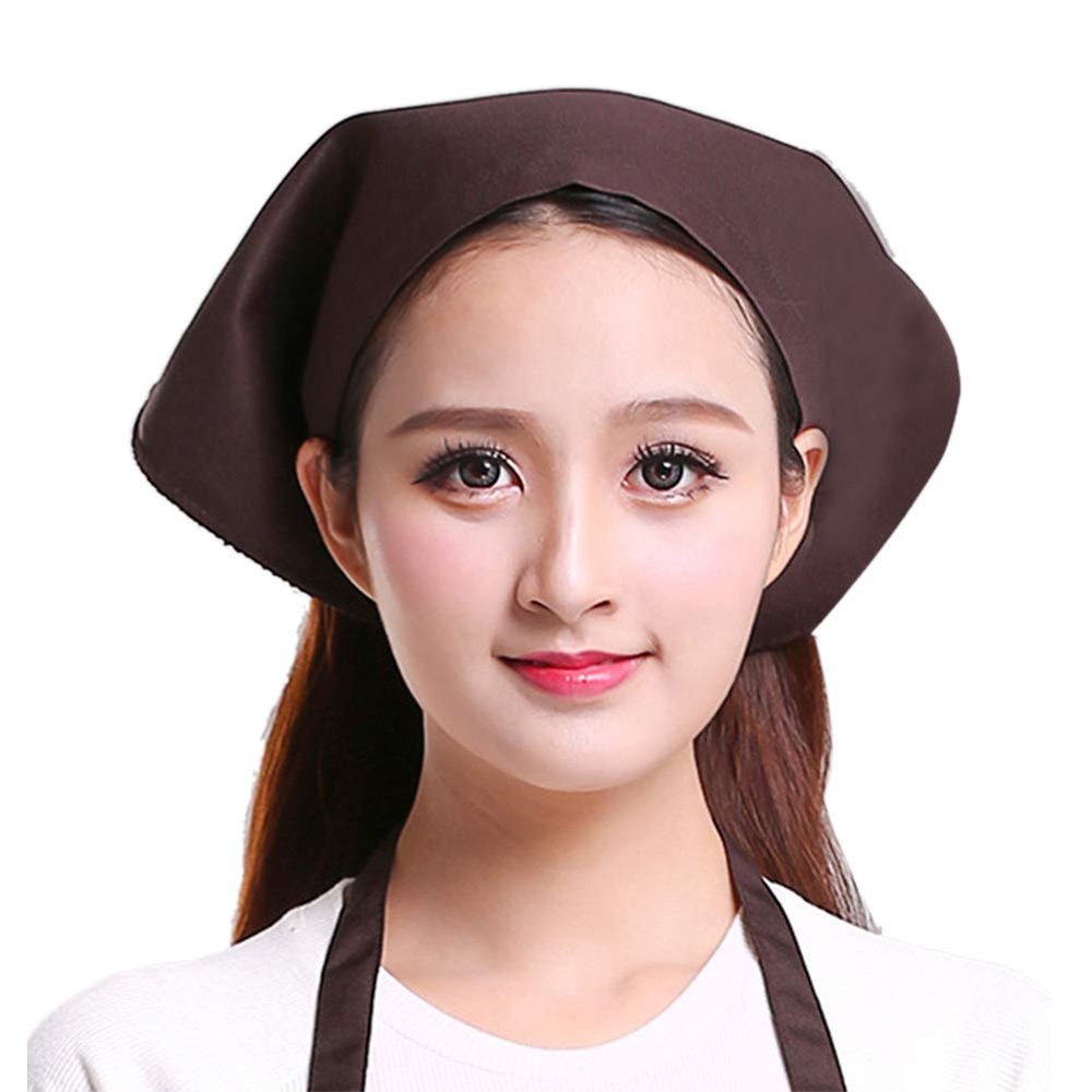 Chef Hat Kitchen Cooking Hat Sushi Japanese Restaurant Waiter Cap for Men and Women Coffee