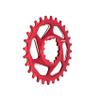 Funn Solo DX Narrow Wide Chainring for 9 10 11 12 Speed Chain, Fits SRAM Direct Mount Interface Crankset, Boost 3mm Offset, Single Speed Bike Chain Ring for MTB, BMX Bike and Road Bike (28T, Red) view 1