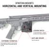 Spartan Mounts for S&W M&P 15-22 | Locking Mount Wall Display Low Profile Mounting Solution for M&P 15-22 Rifles and Magazines | Firearm Storage Gun Safe Display view 4