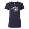 LS02 - Southern Indiana Screaming Eagles Primary Logo Womens T-Shirt - Small - Navy view 1