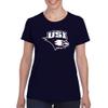 LS02 - Southern Indiana Screaming Eagles Primary Logo Womens T-Shirt - Small - Navy view 4