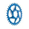 Funn Solo DX Narrow Wide Chainring for 9 10 11 12 Speed Chain, Fits SRAM Direct Mount Interface Crankset, Boost 3mm Offset, Single Speed Bike Chain Ring for MTB, BMX Bike and Road Bike (32T, Blue) view 1