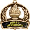 Most Improved Medals, 2" Achievement Medal Awards with Custom Engraving 10 Pack Prime view 3
