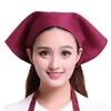 Chef Hat Kitchen Cooking Hat Sushi Japanese Restaurant Waiter Cap for Men and Women Claret view 1
