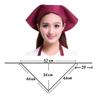Chef Hat Kitchen Cooking Hat Sushi Japanese Restaurant Waiter Cap for Men and Women Claret view 2
