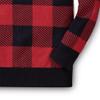 Hope & Henry Boy Baby Boys' Long Sleeve Intarsia Shawl Collar Toggle Sweater, 6-12 Months, Red Buffalo Check view 3