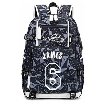 Basketball Player 23 Luminous Backpack Travel Daypack Fans Bag (Style 3)