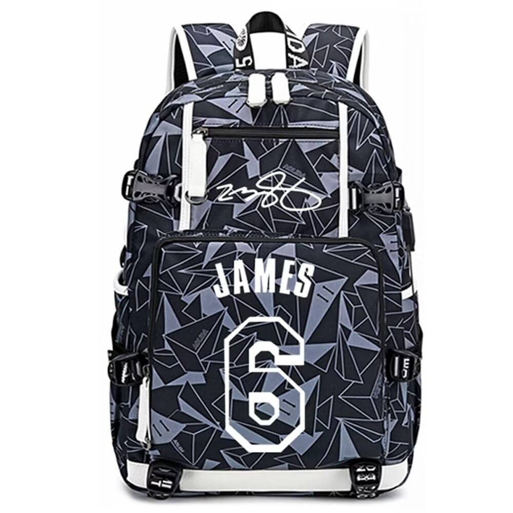 Basketball Player 23 Luminous Backpack Travel Daypack Fans Bag (Style 3)