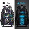 Basketball Player 23 Luminous Backpack Travel Daypack Fans Bag (Style 4) view 2