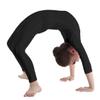 Moily Big Girls Long Sleeve Full Length Unitard Gymnastics/Dance/Sports Bodysuit Jumpsuit Leotard Black 10-12 view 4