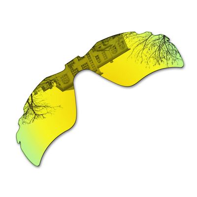 Millersawp Radar Path Vented Replacement Lenses Compatible with Oakley Sunglass-Gold Iridium