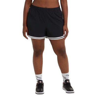 Champion Women's SPORT SHORT Shorts, -black, LARGE