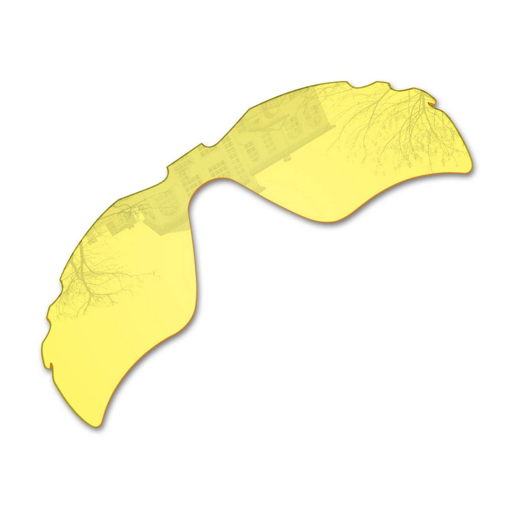 Millersawp Radar Path Vented Replacement Lenses Compatible with Oakley Sunglass-HD Yellow
