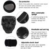 Flantor Motorcycle Goggle Skull Face Mask for Airsoft Paintball Motor Racing Polarized Lens view 3