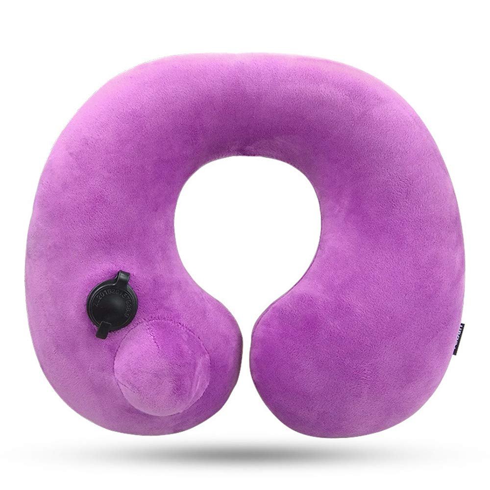JLFTF Ultralight Inflatable Travel Pillow Compact, Comfortable, Ergonomic Inflatable Pillow for Neck and Lumbar Support for Camping, Hiking, Backpacking Camping Trip