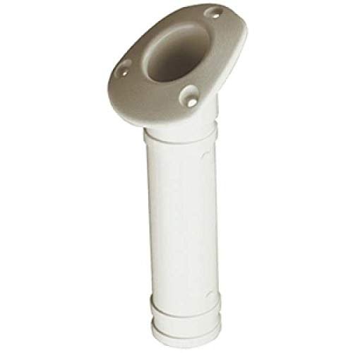 AMRS-325161-1 * Sea Dog Flush Mount Single Fishing Rod Holder - White