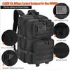 R.SASR Black Tactical Backpack, Military Backpack, Molle Backpack.(Black-01) view 3