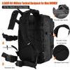 R.SASR Black Tactical Backpack, Military Backpack, Molle Backpack.(Black-01) view 4