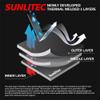 Seamax Universal Inflatable Boat Bench Seat Cushion and Detachable Seat Bag with Sunlitec 3-Layers Fabric and Reflective Edges (Size D - 42" for 420-460 Boats) view 4