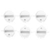 Yinhing Surf Fin Plug,6pcs Black/White Plastic Cup Plug Surfboard Round Surf Fin Plug G5 Box Fin Plug & Screw Key(White) view 3