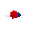 4th of July Baby Girl Outfit American Flag Romper + Ruffle Tulle Tutu Skirt + Flower Headband + Shoes Toddler 1st Birthday Unicorn Dress Independence Day Patriotic Party Clothes 4pcs Set White 12-18M view 4