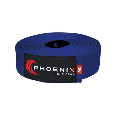 Phoenix Fight Gear BJJ Belt for Jiu Jitsu- A0, A1, A2, A3, A4, A5, White, Yellow, Orange, Purple, Blue, Green, Grey, Black (Blue, A2)