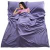 Sleeping Bag Liner Ultralight Travel Sheet Dirt-Proof Camping Sheets Compact Hotel Sack for Outdoor Backpacking Hiking (Purple, 83x46) view 1