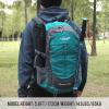 G4Free 35L Hiking Backpack Water Resistant Outdoor Sports Travel Daypack Lightweight with Rain Cover for Women Men (Army Green) view 4