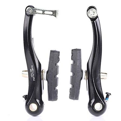 Aluminum Alloy V Brake Set for Bikes, Front and Rear Brakes with Cable, 2 Pairs, Wear, Easy Installation