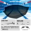ARENA Unisex Adult Cobra Tri Swimming Goggles for Triathlon and Fitness Swipe Anti-Fog Wide Vision Mirror Lens, Silver/Black view 3