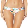 Bar 3 Women's Swimwear Brand Standard Side Tab Hipster Pant Bikini Bottom, White, X-Large view 1