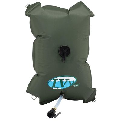 Jenlis Ivy Bag Large Drinking Water Bladder, Food Grade & BPA Free Container, Big Portable Fluid Holding Tank, Durable Potable Liquid Transport Tote, Compact Collapsible & Foldable Storage, 10 Gallon