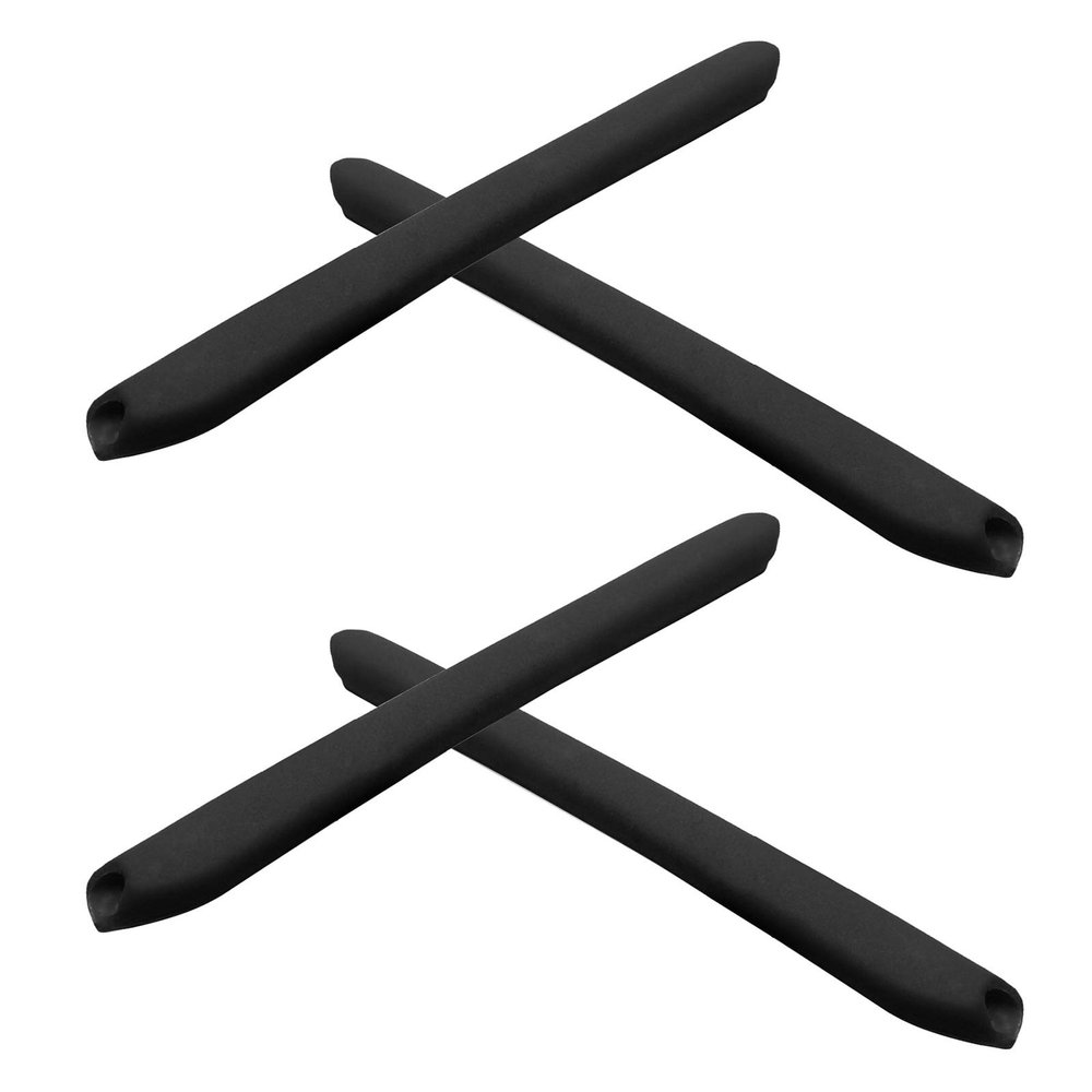 2 Pair Black Replacement Earsocks for Oakley EVZero Series Sunglasses