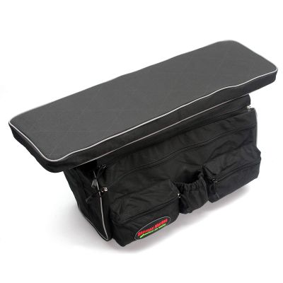 Seamax Universal Inflatable Boat Bench Seat Cushion and Detachable Seat Bag with Sunlitec 3-Layers Fabric and Reflective Edges (Size E - 46" for 470-500 Boats)
