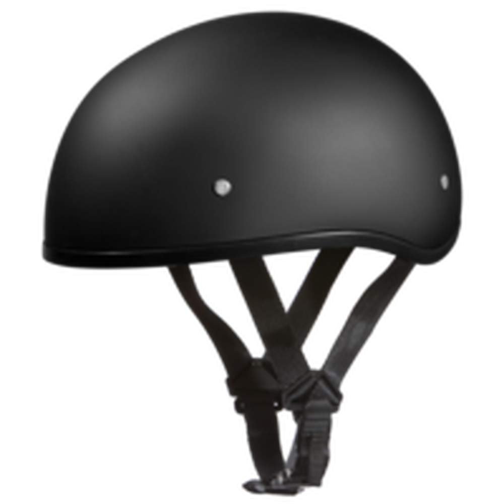 Daytona Skull Cap W/O Visor- Dull Black