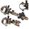 ZSHJGJR Archery Bow Sight 5 Pin 0.019 Optical Fiber Sight CNC Aluminum Horizontal Vertical Adjustment for Compound Bow Sight Accessory (Camo-Short-7 pins) view 1